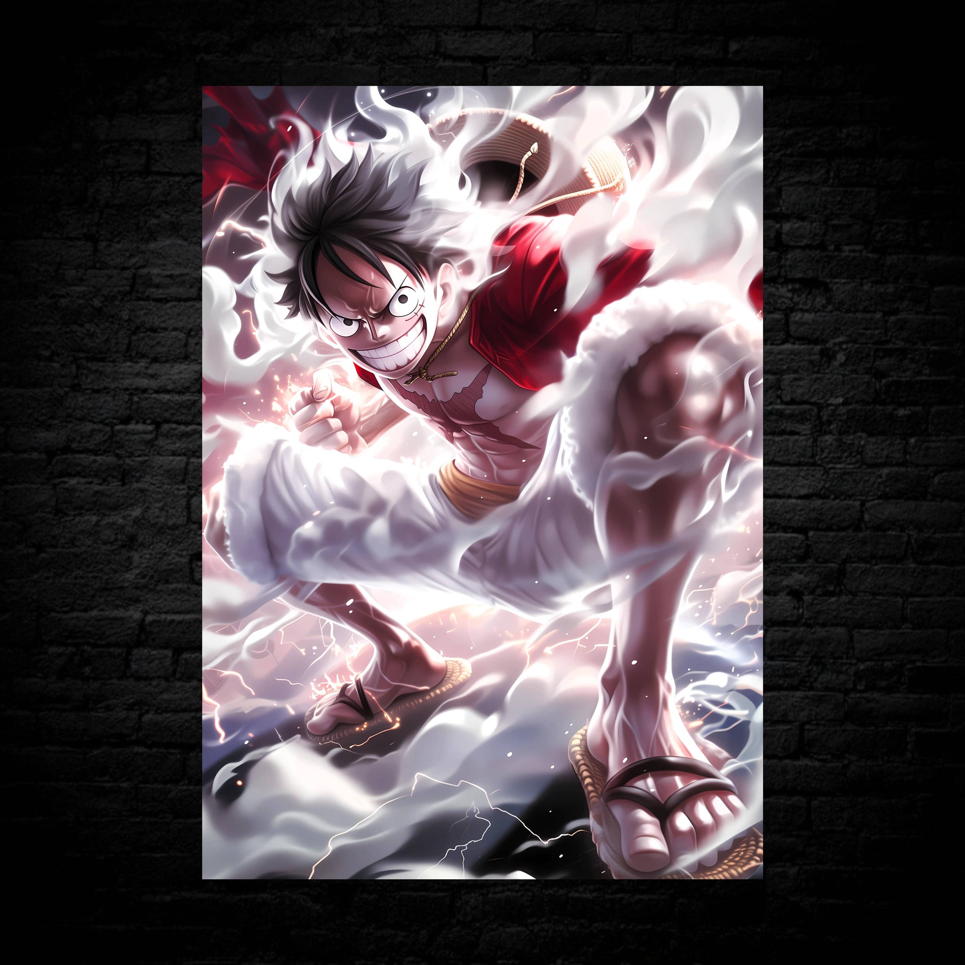 gear 5 awakening Luffy: Gear 5 Awakening Poster – Hakuro