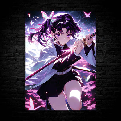 Kanao Tsuyuri – Moonlit Blossom Blade Poster
