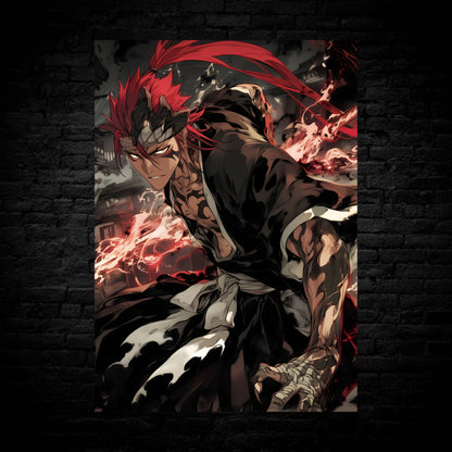Abarai Renji Battle Stance Poster