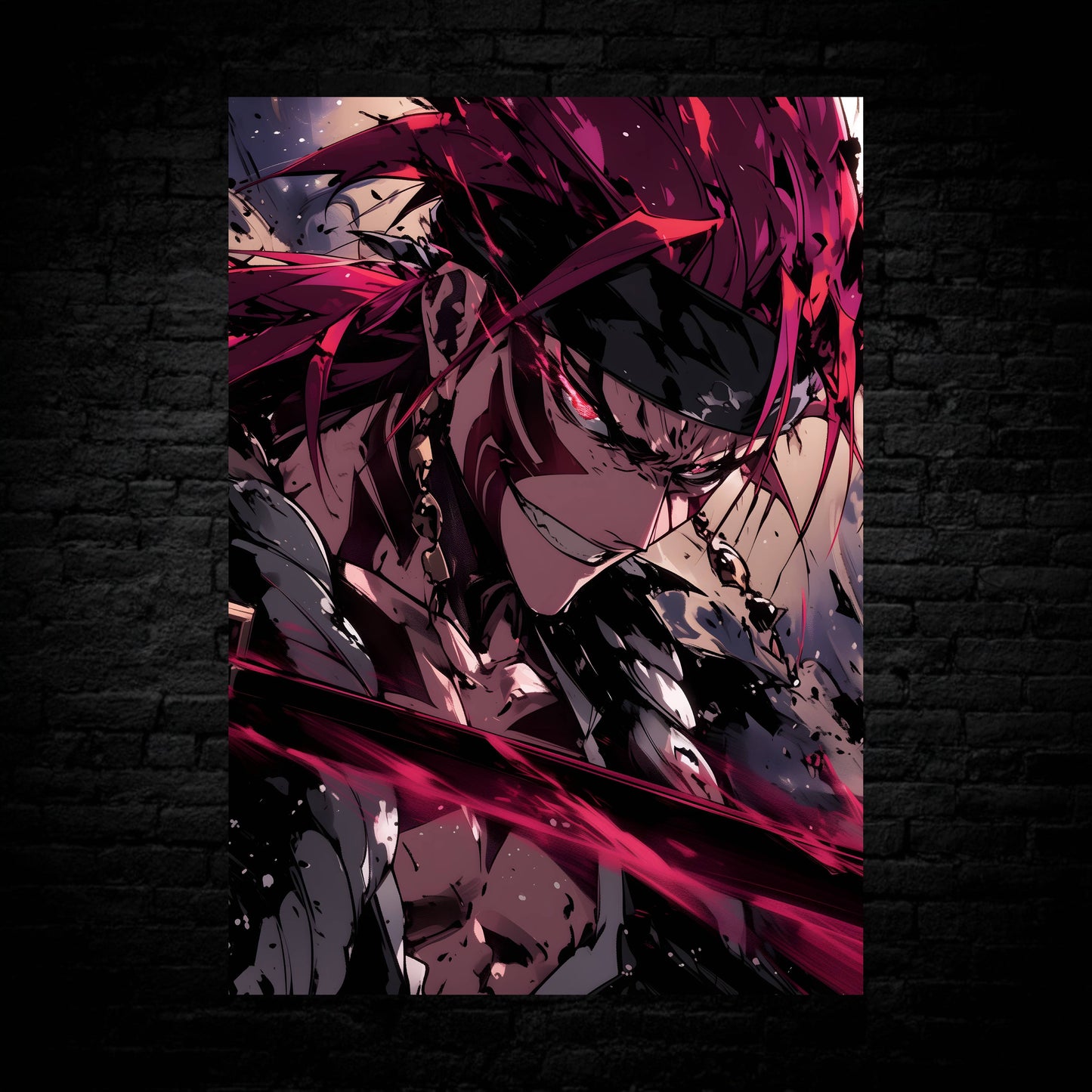 Abarai Renji Close Up Poster