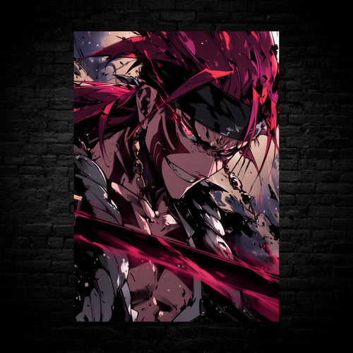 Abarai Renji Close Up Poster