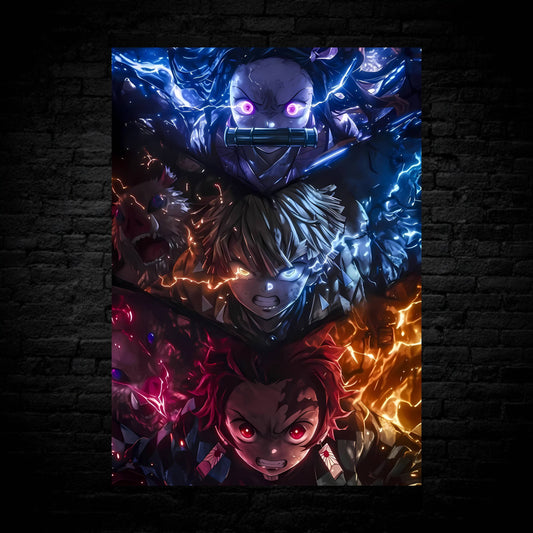 Thunder, Flame, and Blood Poster