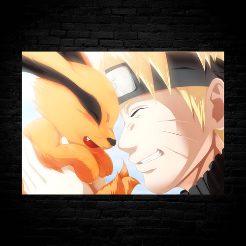 Naruto and Kurama Poster