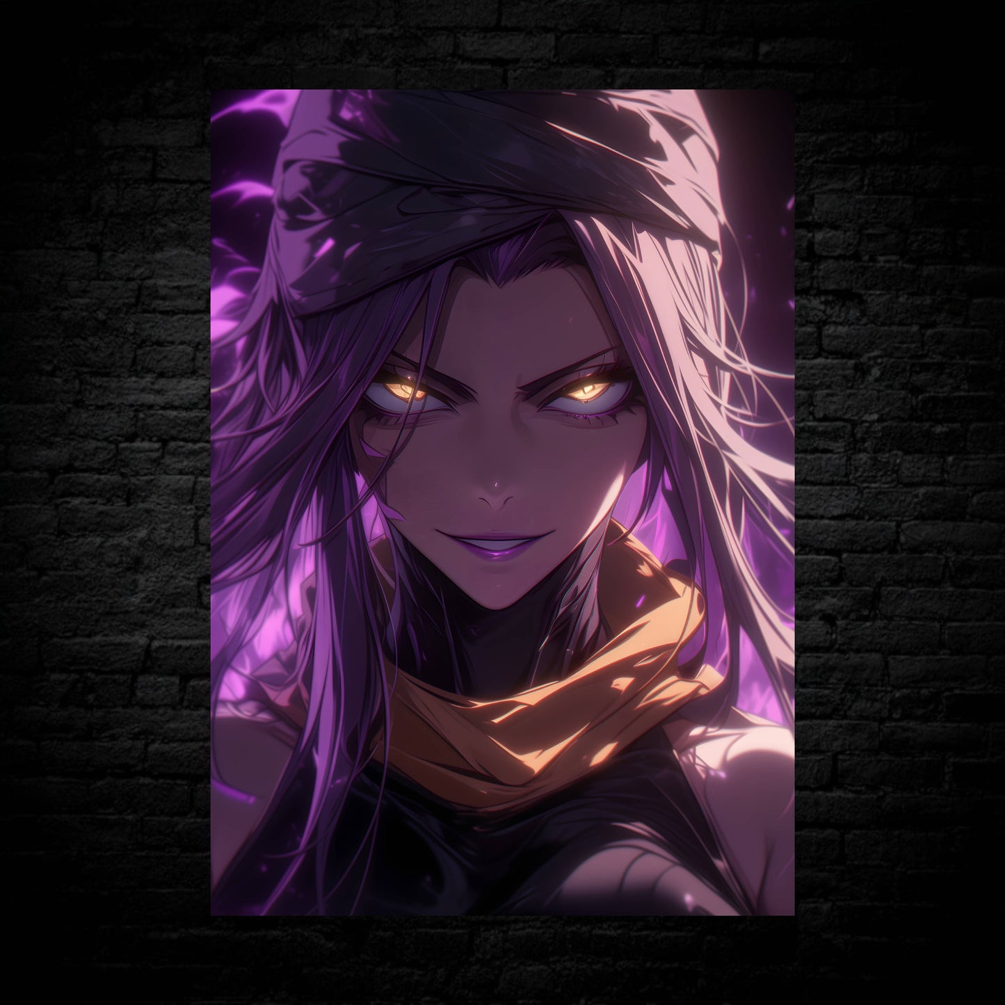 Shihouin Yoruichi Golden Eyes Poster