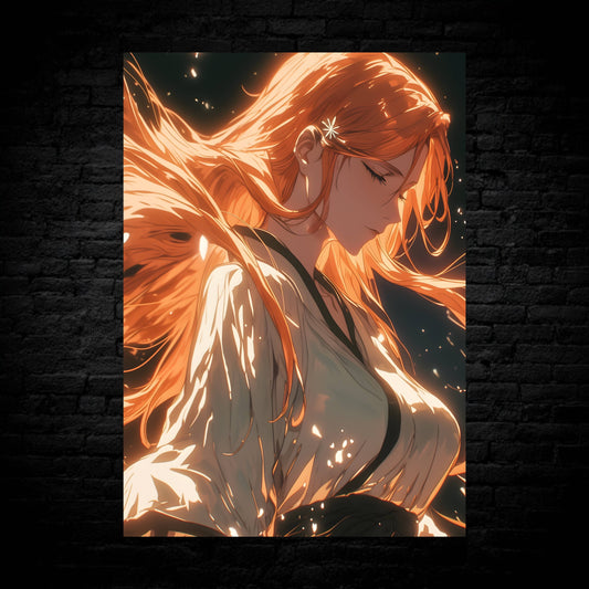 Inoue Orihime Golden Serenity Poster