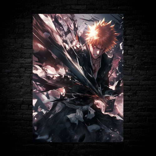 Kurosaki Ichigo Dark Resolve Poster