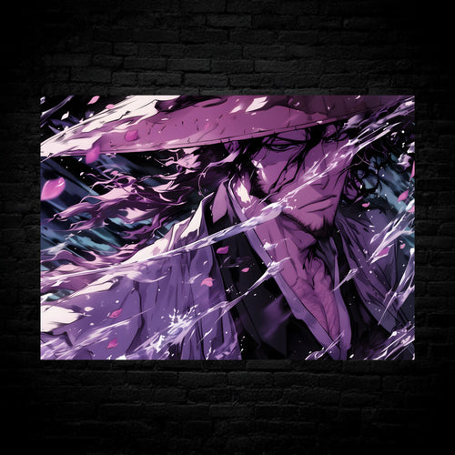 Kyōraku Shunsui Petals of Battle Poster