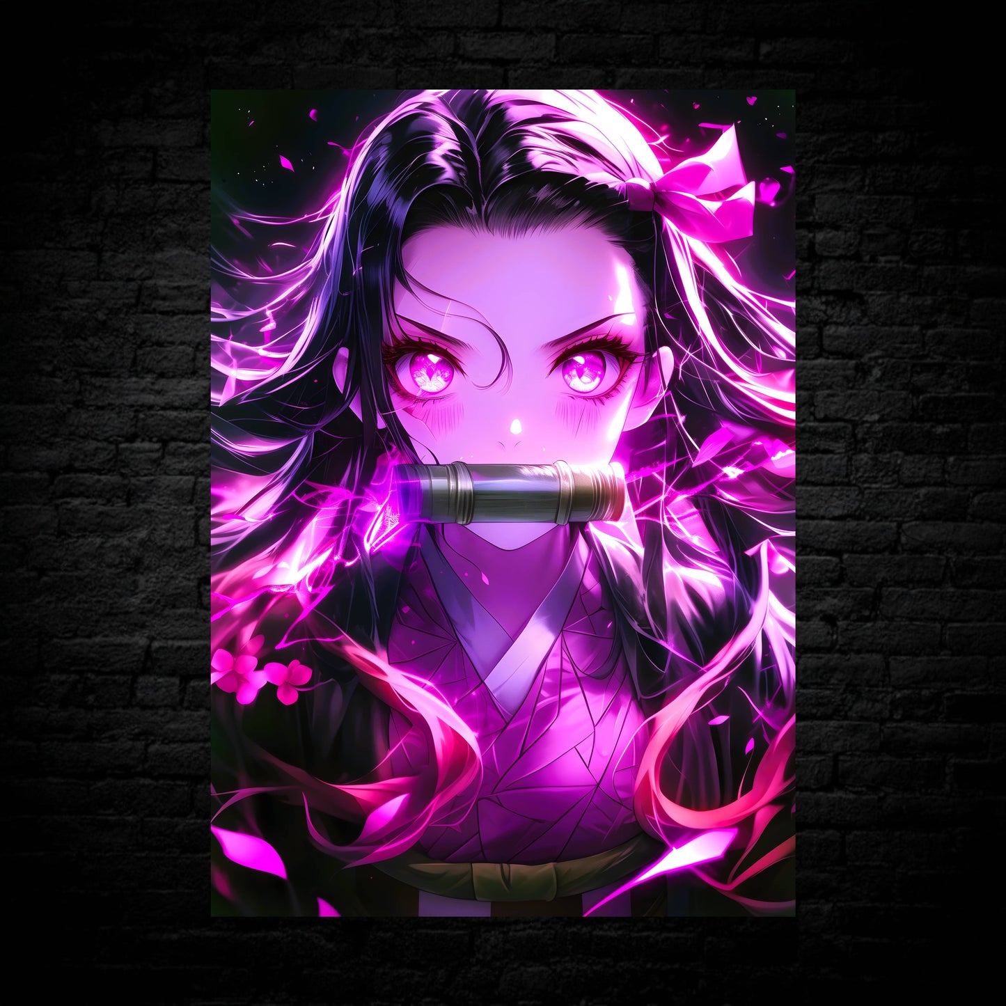 Nezuko Glow Poster