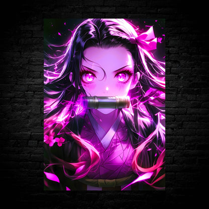 Nezuko Glow Poster