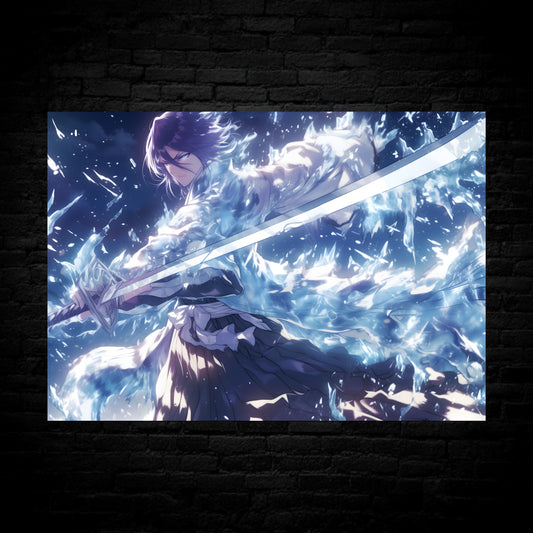 Kuchiki Rukia Bankai Ice Form Poster