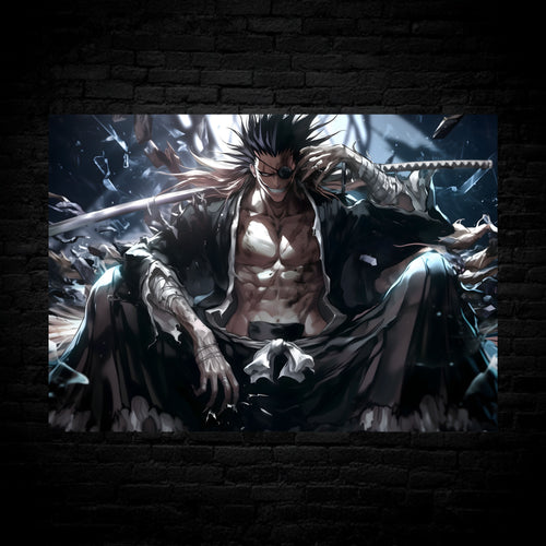 Zaraki Kenpachi Battle Aura Poster