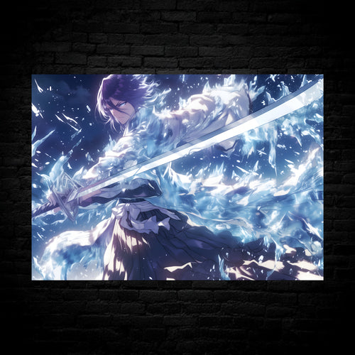 Kuchiki Rukia Bankai Ice Form Poster