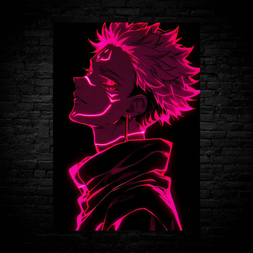 Sukuna: Neon Edition Poster