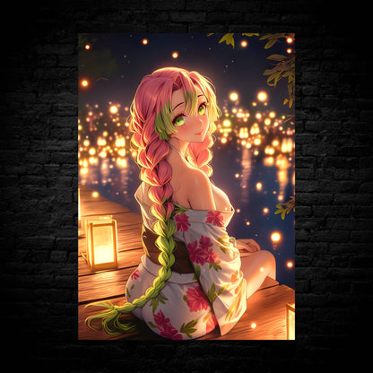 Mitsuri Kanroji : Lantern Lake Poster