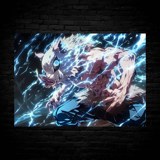 Inosuke Hashibira : Beast Breathing Poster