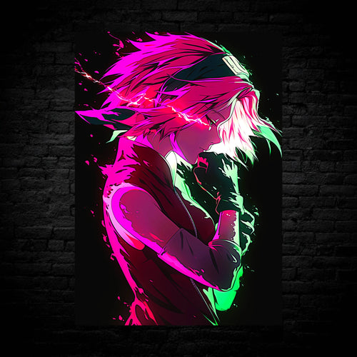 Sakura: Neon Poster