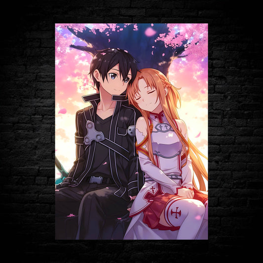 Kirito & Asuna: Sakura Serenity Poster