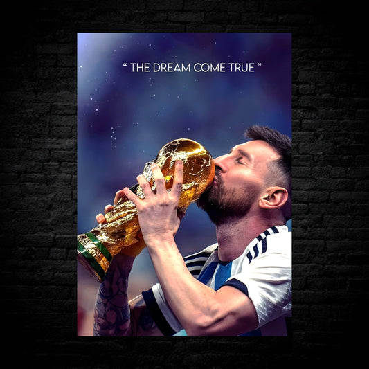 Lionel Messi World Cup Poster