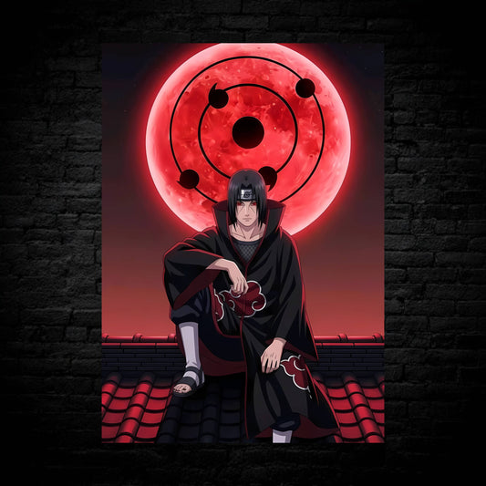 Itachi Uchiha: Crimson Moon Poster