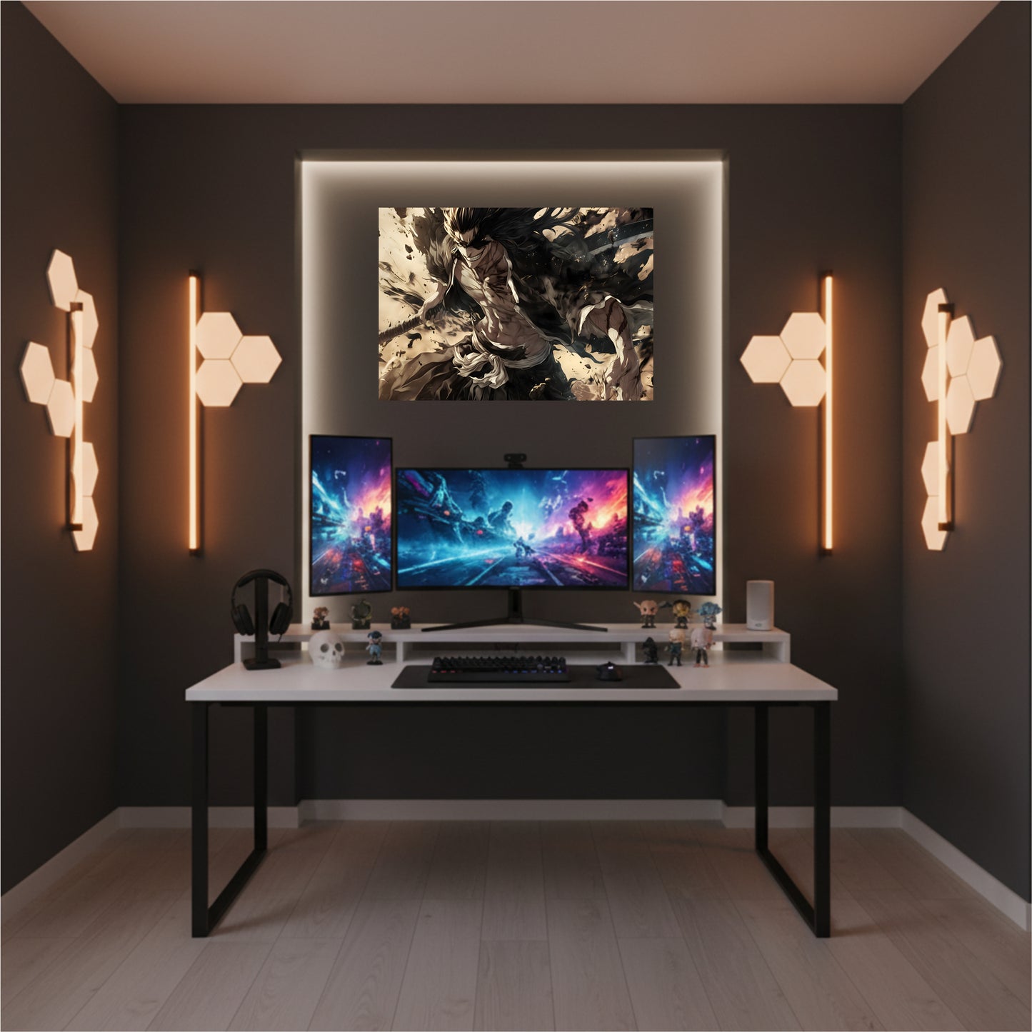 Zaraki Kenpachi Savage Clash Poster