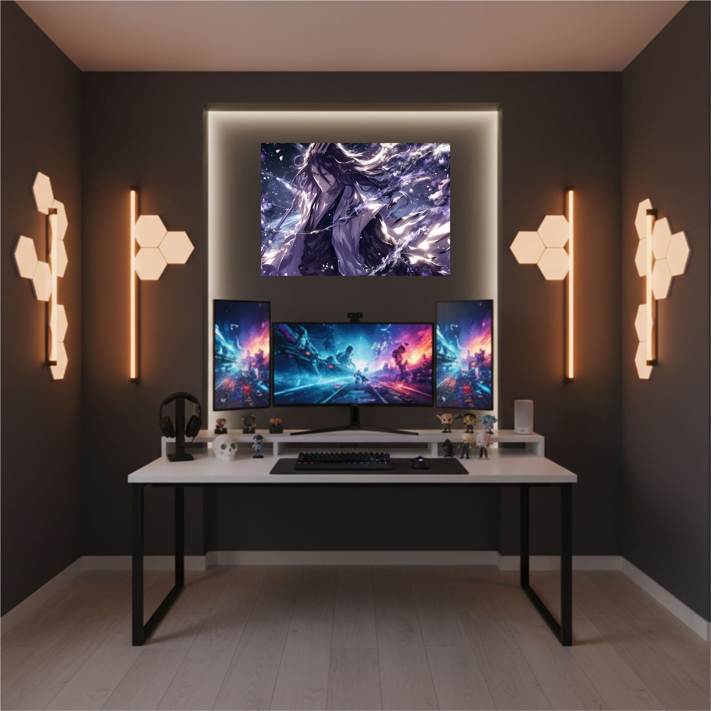 Kuchiki Byakuya Sakura Storm Poster