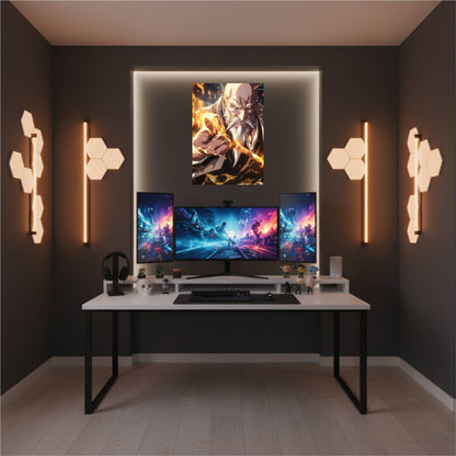 Yamamoto Genryusai Bankai Poster