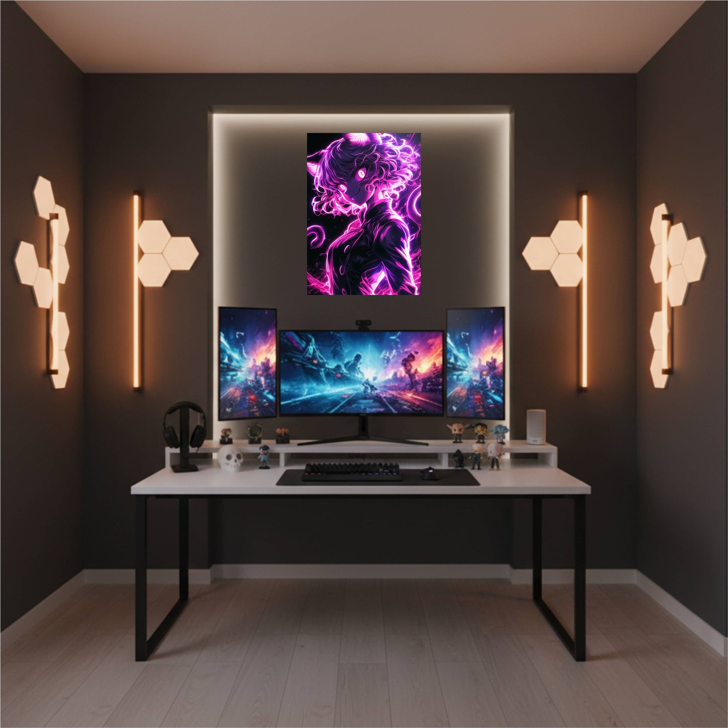 Neferpitou: Neon Poster