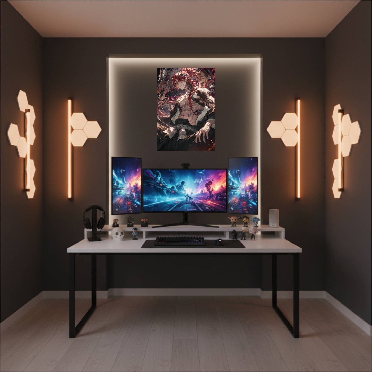 Abarai Renji Dragon Fan Art Poster