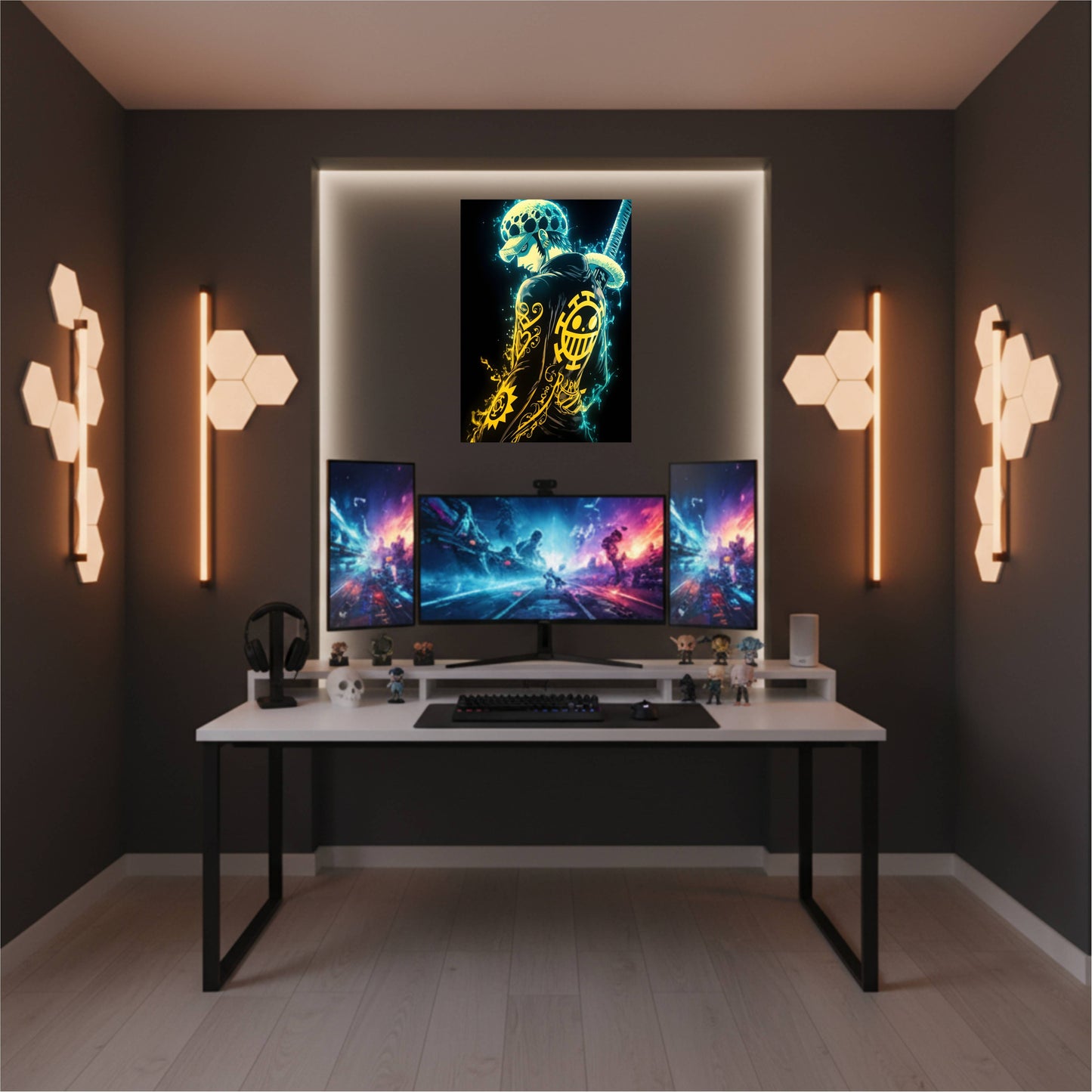 Trafalgar D. Water Law : The Surgeon of Death Poster