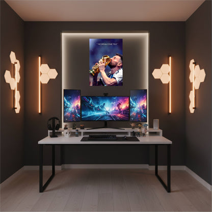 Lionel Messi World Cup Poster