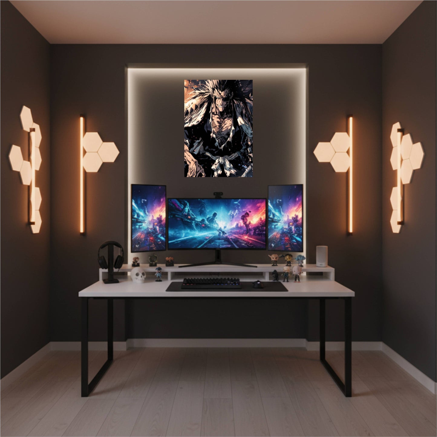 Zaraki Kenpachi Battle Worn Poster