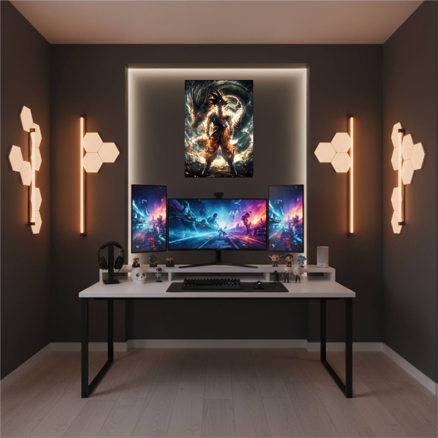 Goku and Shenron Poster