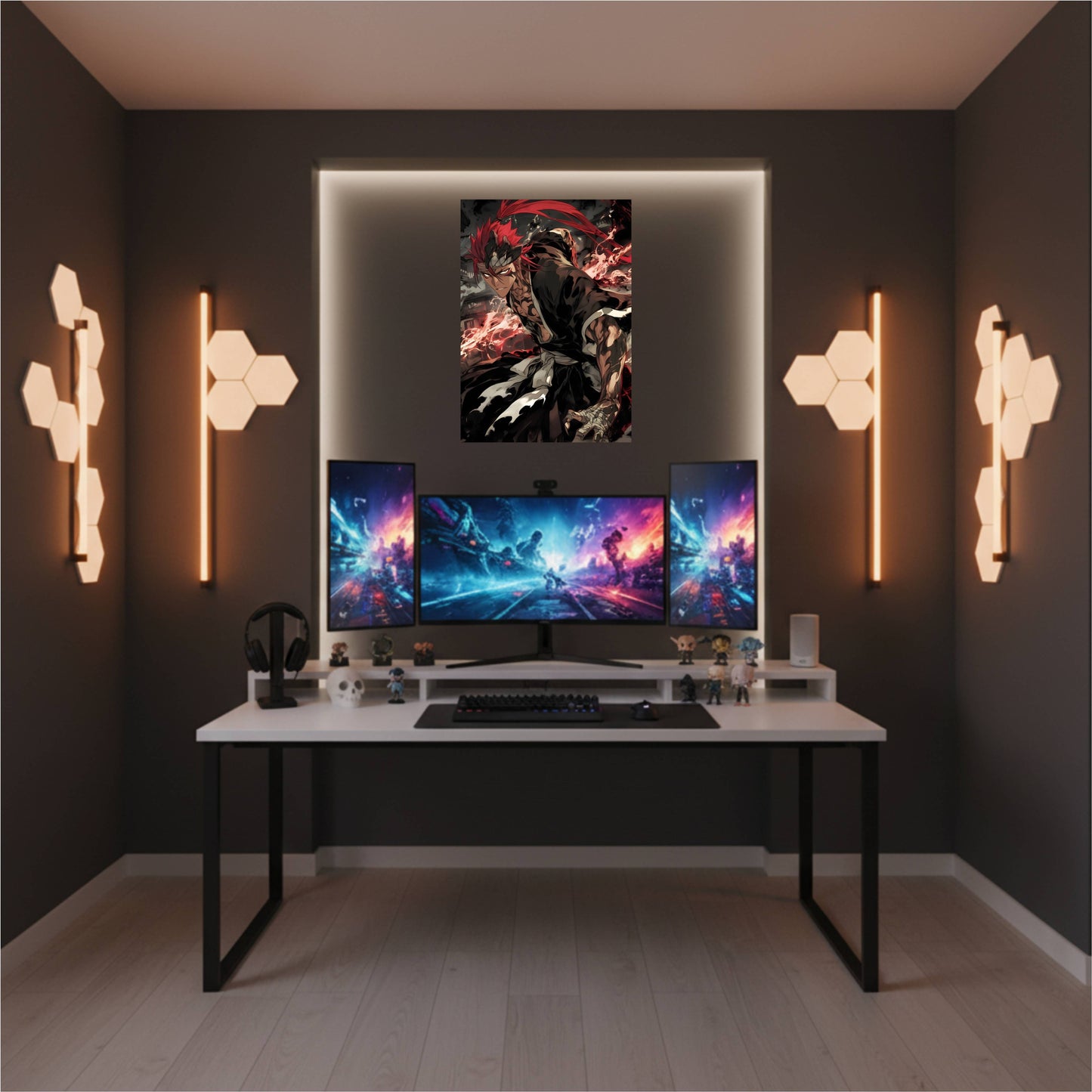 Abarai Renji Battle Stance Poster