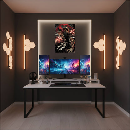 Abarai Renji Battle Stance Poster