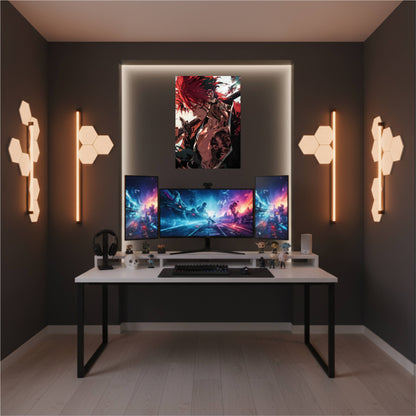 Abarai Renji Battle Stance Fan Art Poster