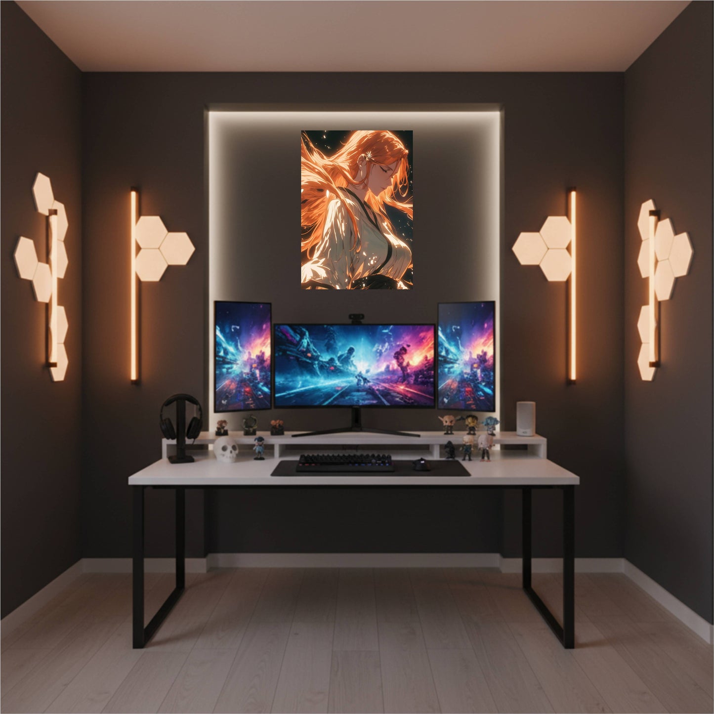 Inoue Orihime Golden Serenity Poster