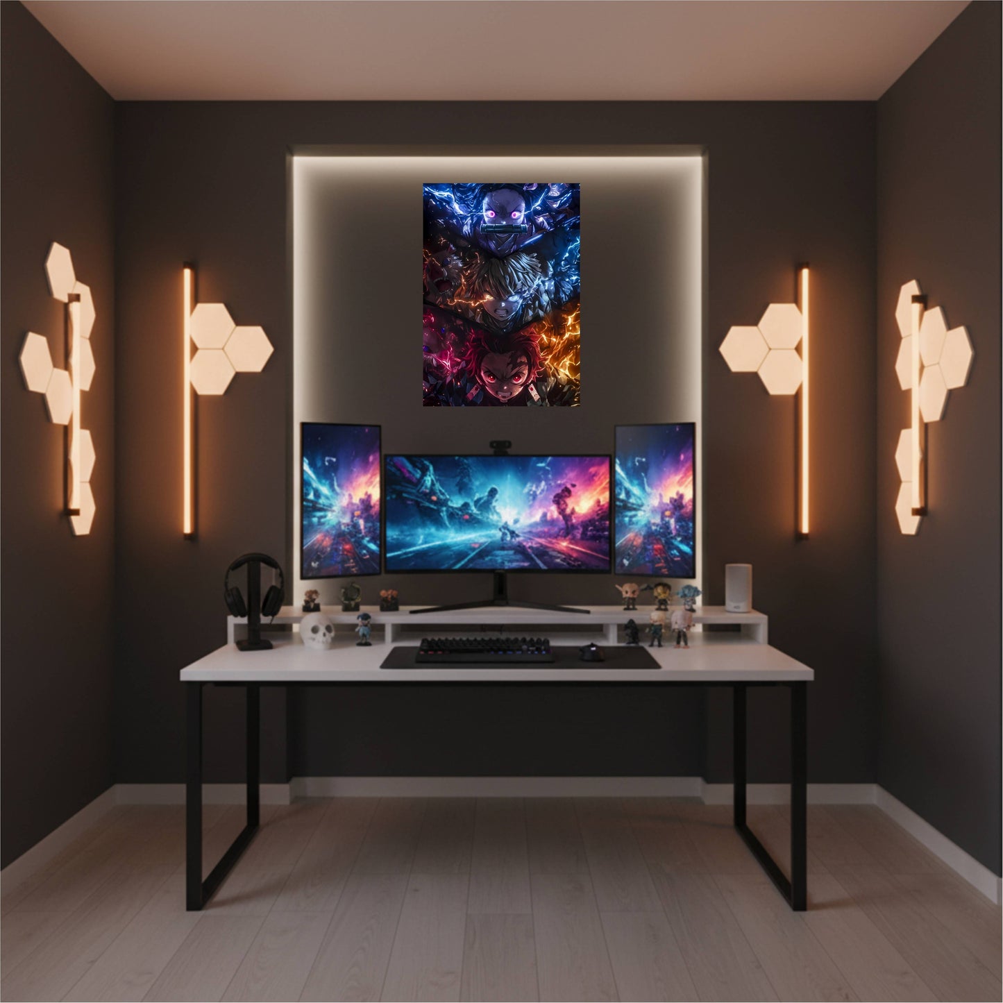 Thunder, Flame, and Blood Poster