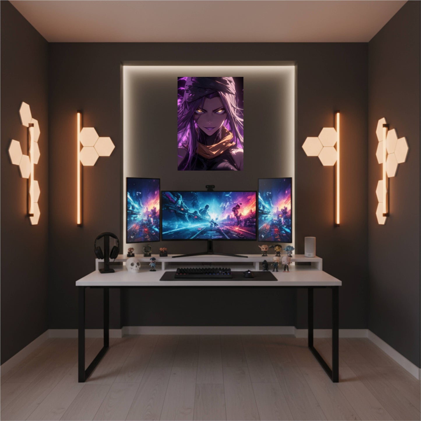 Shihouin Yoruichi Golden Eyes Poster