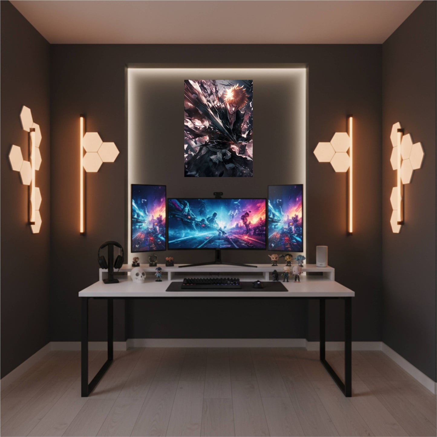 Kurosaki Ichigo Dark Resolve Poster