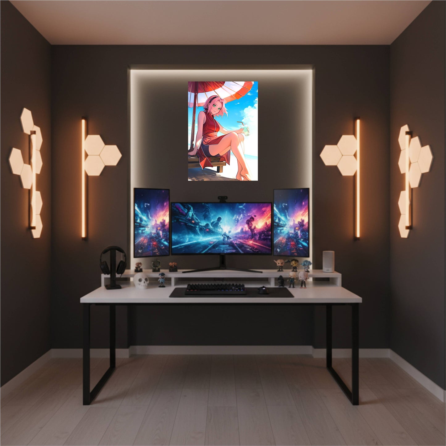 Sakura: Beach Day Poster