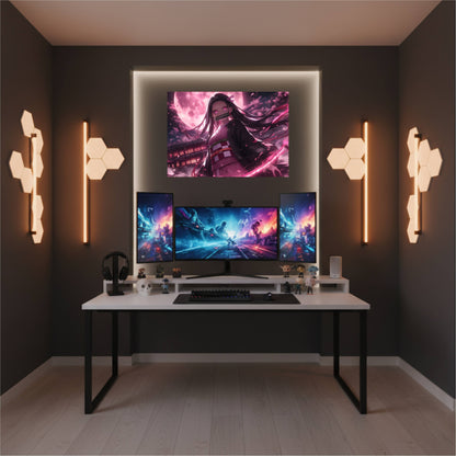 Nezuko Kamado Moonlight Bloom Poster