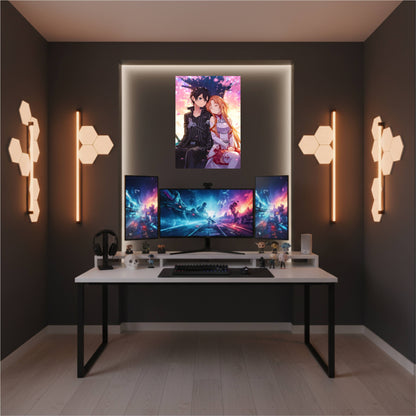 Kirito & Asuna: Sakura Serenity Poster