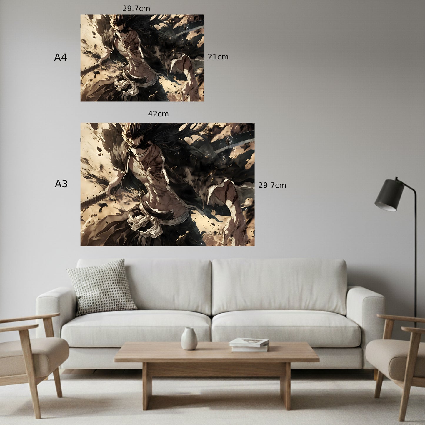 Zaraki Kenpachi Savage Clash Poster