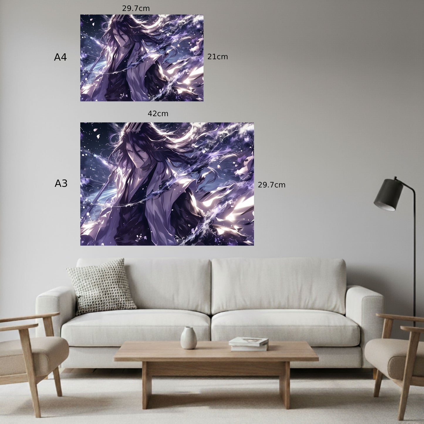 Kuchiki Byakuya Sakura Storm Poster