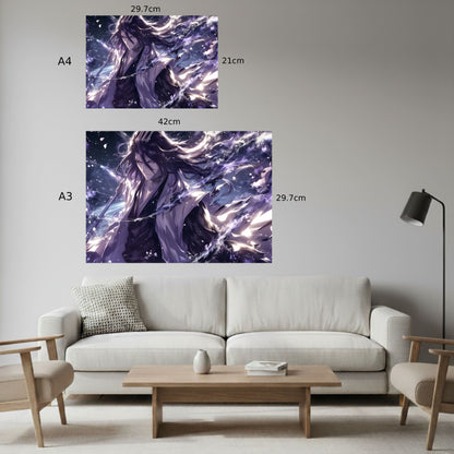 Kuchiki Byakuya Sakura Storm Poster