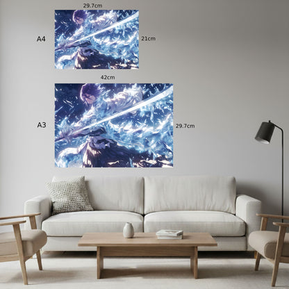 Kuchiki Rukia Bankai Ice Form Poster