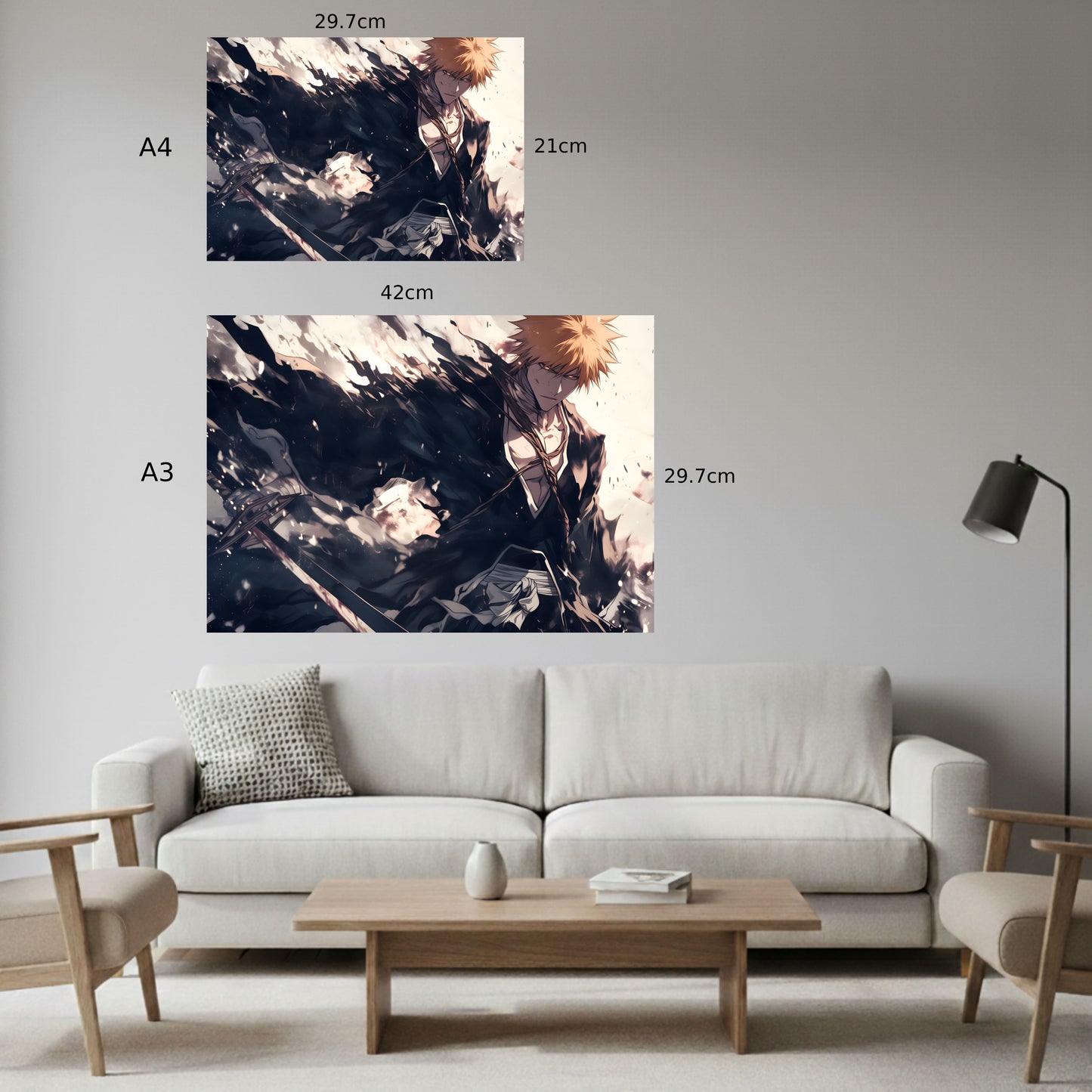 Kurosaki Ichigo Final Getsuga Poster