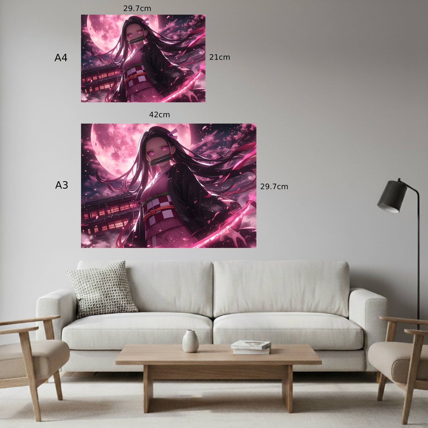 Nezuko Kamado Moonlight Bloom Poster