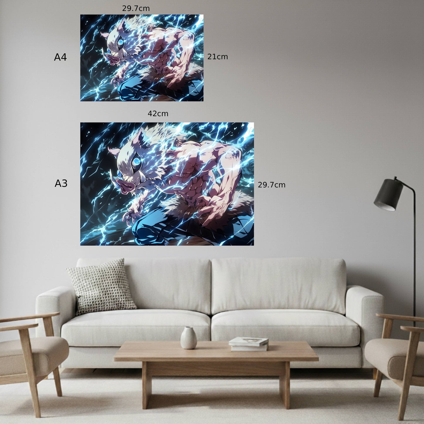 Inosuke Hashibira : Beast Breathing Poster