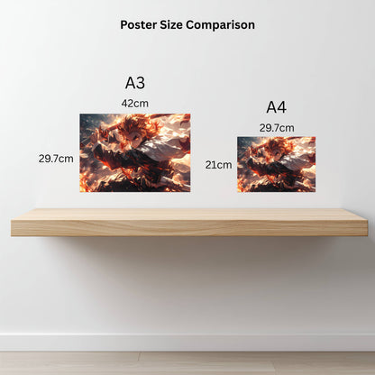 Kyojuro Rengoku: Flame Hashira Poster